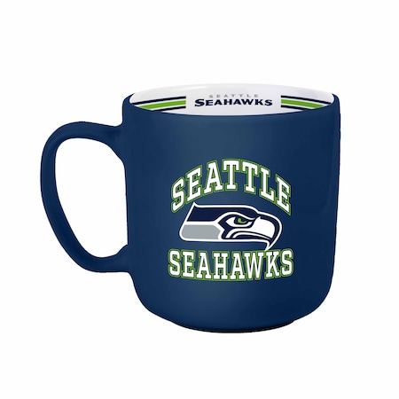 Logo Brands Seattle Seahawks 15oz Stripe Mug 628-C15SM